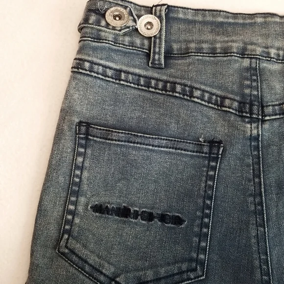 *LAST CHANCE ITEM! *  Maniere De Voir Super-Stretch Cargo Skinny Jeans - Picture 3 of 5